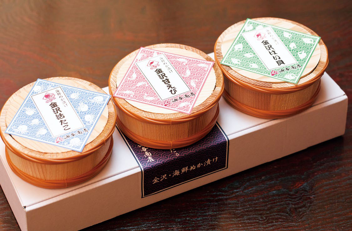 塩分少なめの新感覚ぬか漬けを商品化 地元産の甘エビ バイ貝 タコを活用 油与商店 公益財団法人石川県産業創出支援機構 Isico ホームページ