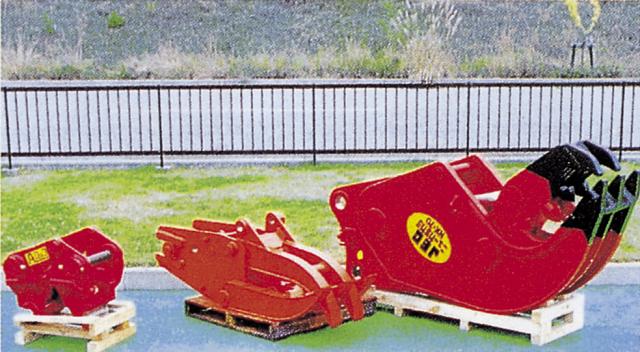 各種建機用アタッチメント