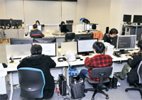 クラウドやオープンソースの活用で実績のあるメンバーがそろう開発室
