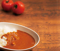おいしいトマトでつくったカレー　写真