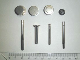 円筒絞り　SUS材、SPEC材