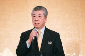 金沢ホテル懇話会の庄田正一会長の写真