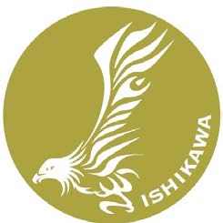 県鳥であるイヌワシと石川県の形からデザインしたシンボルマーク