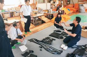 社員が知恵を出し合う「生産性向上セミナー」の様子の写真