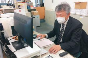 半田武志コーディネーターの写真。小松サテライトにて毎週月曜・水曜・金曜に対応。