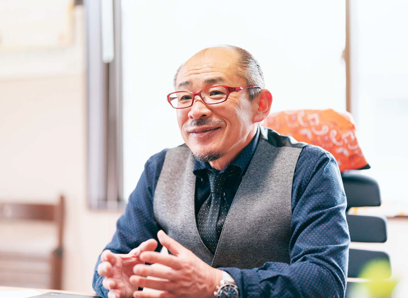 2019年8月に事業を引き継いだ小田垣亨社長の写真