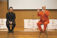 上野社長と西田代表はこれまでの苦労話を披露　写真