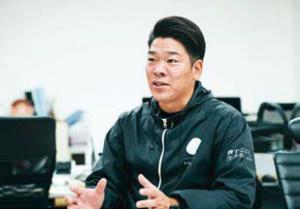 宮野義隆副代表の写真。レンコンの新たな可能性を追求する。