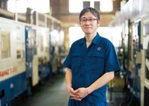 安土達宏社長の写真。