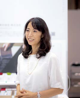 北村和子取締役プロダクトマネージャーの写真。
