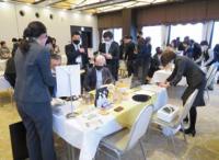 マッチング商談会　会場風景の写真。