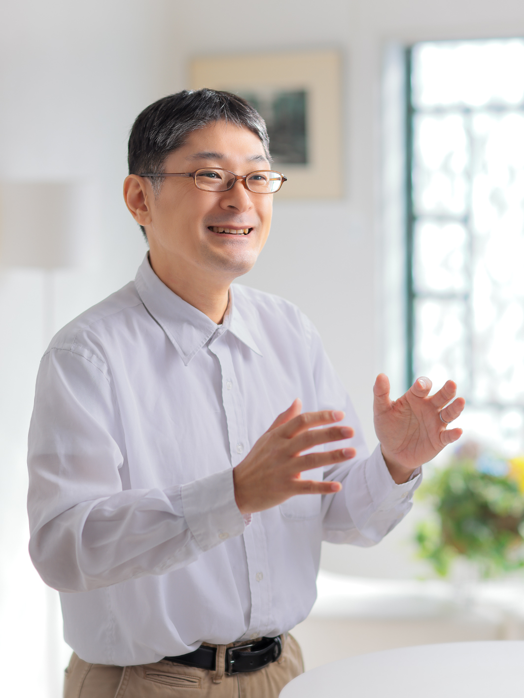 代表の中川幾夫氏の写真