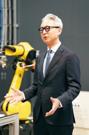 疋田弘一社長の写真。