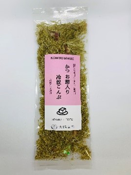 かつお節入り冷奴こんぶ