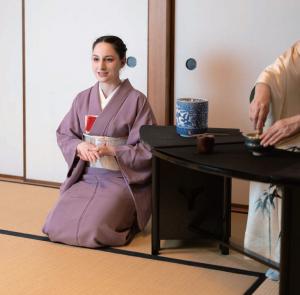 オセアンさんの写真。作動体験で説明役を務める。