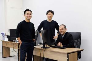 学内スタートアップ企業、ファーメランタのメンバーの写真