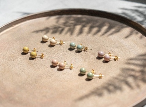 升井彩本乾漆 Nuance ゴールド ピアス