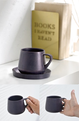 【THE EASTON】Moreカップ 能登ヒバカップ&ソーサー(山中塗)シーン