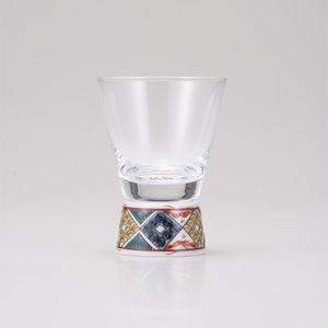 ショットグラス古九谷菱文