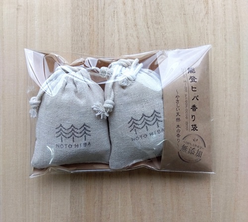 吉岡機販 能登ヒバ香り袋(2個入)