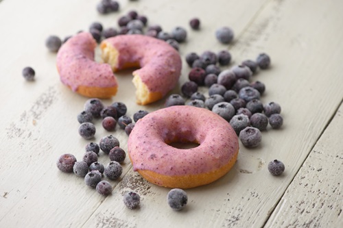 ドーナツ ひらみゆき農園のブルーベリー