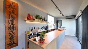 トレーラーハウスの店内の写真