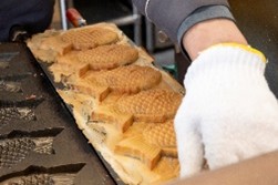 たい焼きの出来上がり