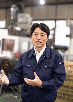 城岡正志社長の写真。