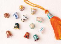 「クタニシンプル」とシンブルを利用して作ったタッセル　写真