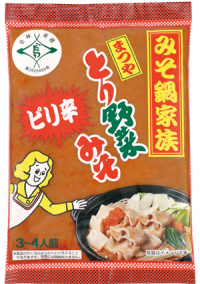 ピリ辛とり野菜みそ　ピロー200g（オモテ）